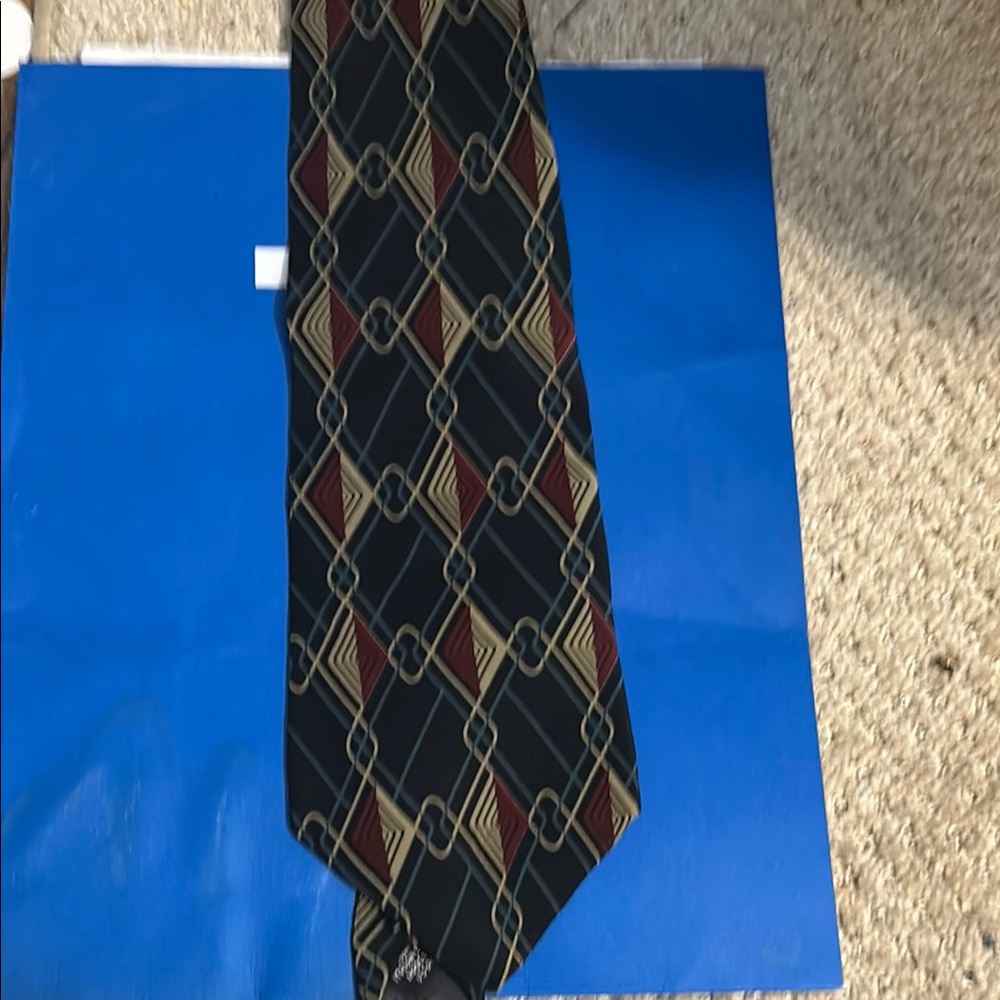 Geometric Patterned Tie - Multicolor